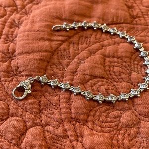 Judith Ripka 925 Sterling Silver Diamonique Tennis Bracelet